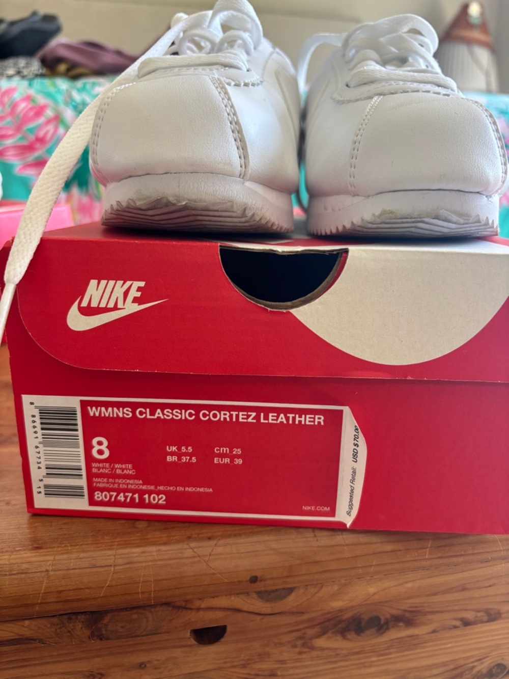 Nike WMNS Classic Cortez Leather Sneakers - White